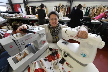 Dotées en machines par Singer, les Couturières du 23 augmentent leur production de masques en Creuse