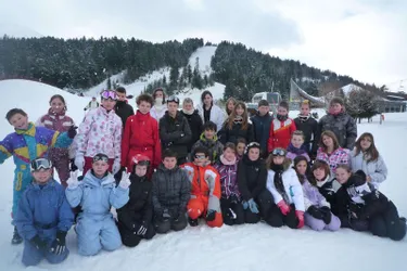 Les collégiens en séjour de ski au Lioran