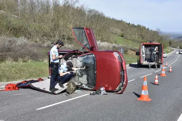 Un couple d'octogénaires blessé dans un accident de voiture au Monastier-sur-Gazeille (Haute-Loire)