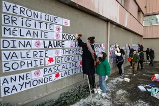 De la Pardieu à Jaude (Clermont-Ferrand), les associations et collectifs féministes égrènent les prénoms des victimes de féminicides