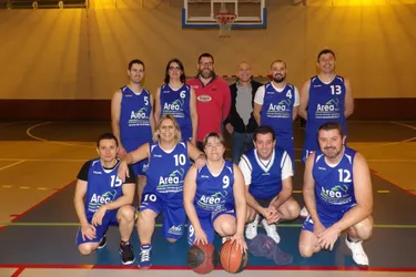 Les joueurs vétérans de Gerzat Basket