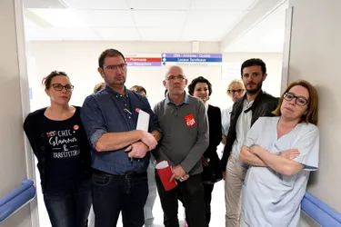 Les syndicalistes de l'hôpital de Guéret ne lâchent pas la mobilisation