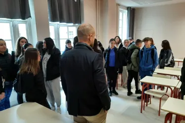En visite au lycée Saint-Pierre de Courpière