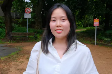 Étudiante à Vichy (Allier), la jeune Coréenne Onnuribit Na porte constamment un masque dans son pays