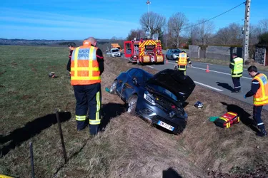 Un homme de 53 ans blessé dans une sortie de route à Saint-Ours (Puy-de-Dôme)