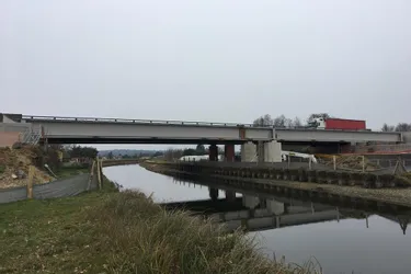 Le chantier de la A 79 sur le pont du canal progresse bien