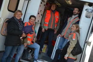L’unité locale d’Issoire de l’association humanitaire a mis en place une boutique itinérante