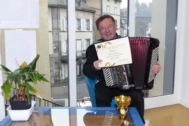 Pierre Garnier, lauréat du concours international d’accordéon 2016