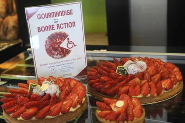 Une dizaine de commerçants participent à l’opération « Tarte aux fraises » du Rotary de Brive