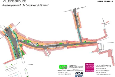 Quelques images pour se faire une idée du futur visage du boulevard Aristide-Briand, à Brioude...