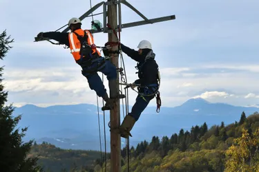 Encore 4.350 foyers privés d'électricité en Auvergne ce jeudi