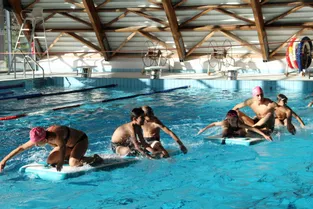 L'évènement Ambert en rose s'est poursuivi à la piscine avec des défis sportifs ce dimanche (Puy-de-Dôme)
