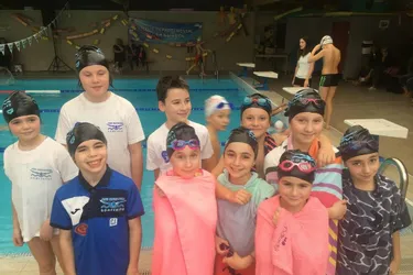 Les jeunes nageurs à Cusset