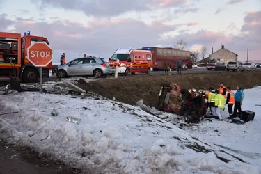 Un accident de la route fait trois blessés, dont un grave à Ussel (Cantal)