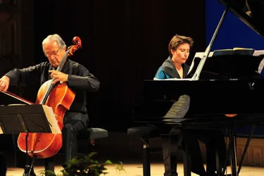 Piano et violoncelle à l’Opéra de Vichy, hier
