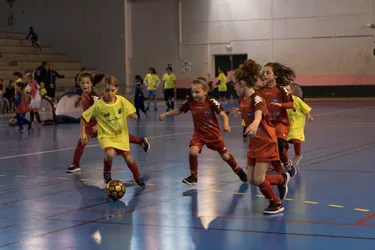 Le district de football du Cantal a fêté Noël avec 300 enfants