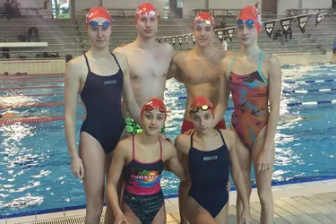 Avec six nageurs aux France Élite et une sélection en équipe de France
