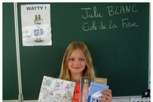 Une élève de CM2 de La Forie (Puy-de-Dôme) récompensée pour sa BD sur les éco-gestes