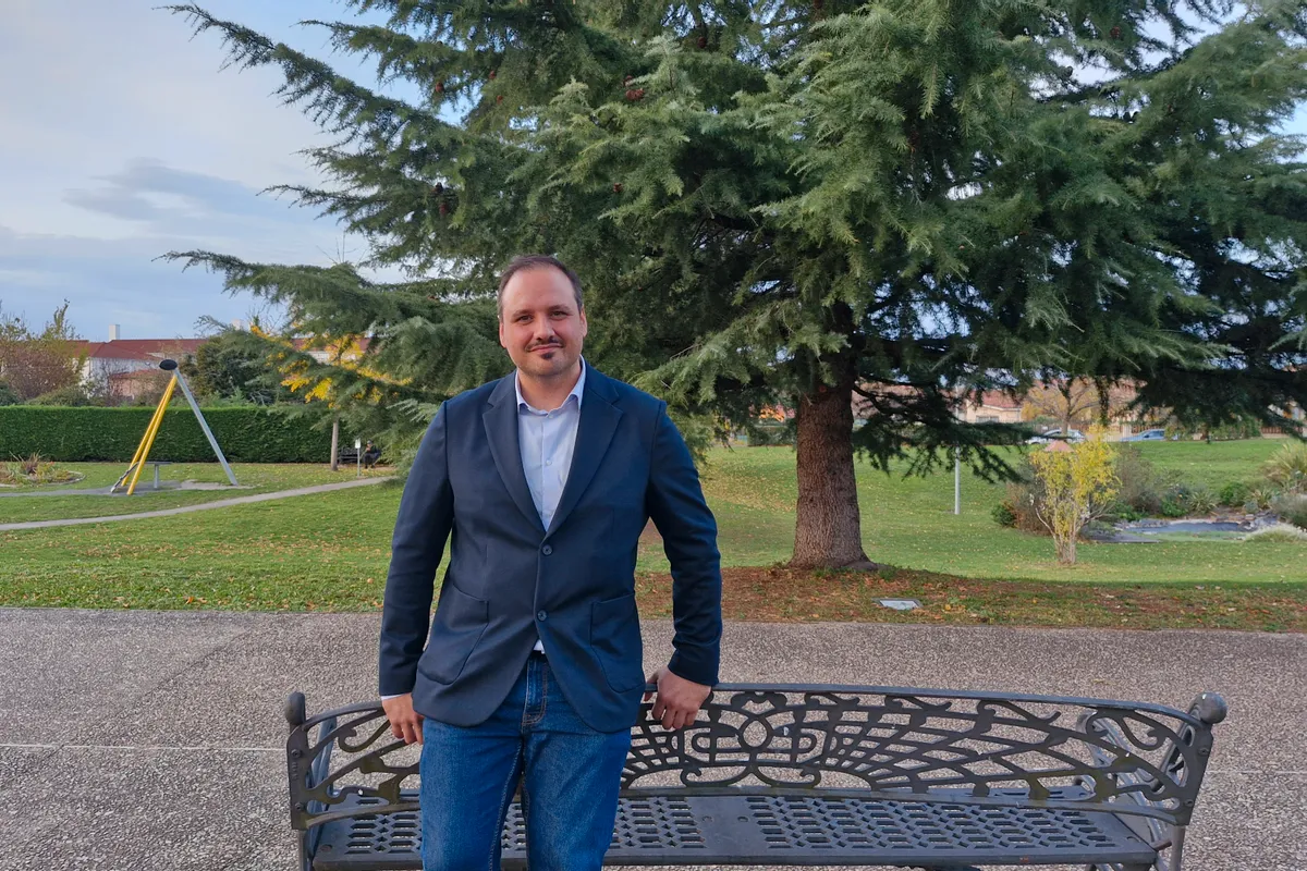 Alexandre Da Silva à Gerzat lors du lancement