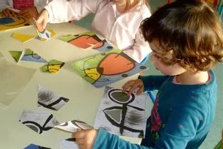 Dans le cadre des TAP, les enfants découvrent l’univers de plusieurs peintres