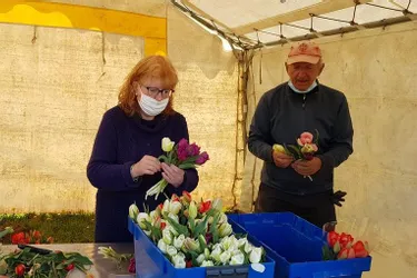 Des bouquets vendus au profit de la lutte contre le cancer