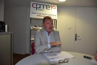 Président de l'organisation patronale CPME, Daniel Fischer part à la conquête de la CCI de la Corrèze