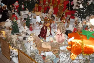 Une exposition au marché de Noël