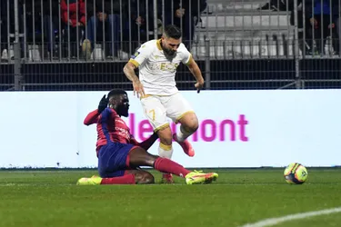 Ligue 1 : la rencontre Clermont Foot - OGC Nice (1-2) en stats