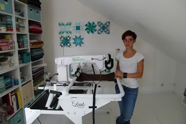 Ophélie Rizzo modernise les créations textiles en ouvrant à Thiers son atelier "Quiltoph"