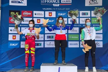 VTT / Descente : Vicky Clavel (Team le Volcanic) vice-championne de France juniors
