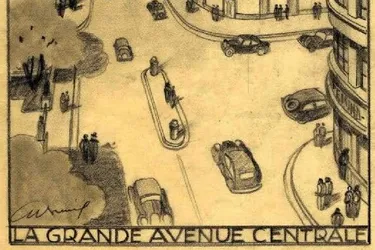 L’architecte aurillacois Georges Breuil voulait percer une large avenue dans la vieille ville
