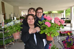 Les parents d'élèves de Sévigné ont tenu un marché aux fleurs