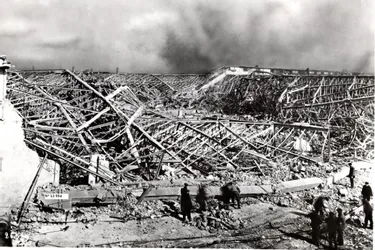 L’usine Michelin, à Clermont, était totalement détruite sous le feu de la Royal Air Force