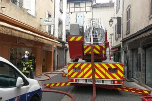 Pas de blessé dans l'incendie rue du Crucifix à Aurillac