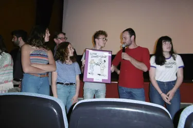 Le secteur ado de la MJC de La Souterraine a remporté le premier prix avec son film « Salam »