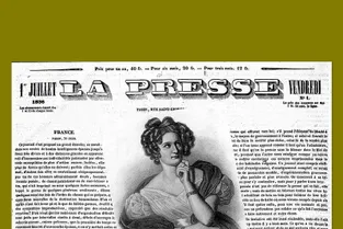 Delphine Gay changea de sexe pour écrire dans le journal de son mari, “La Presse”