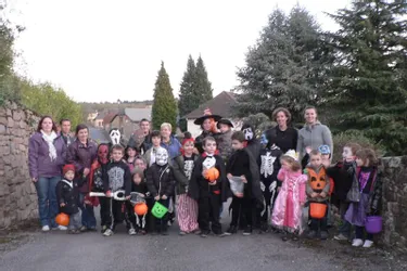 Le village a gaiement fêté Halloween
