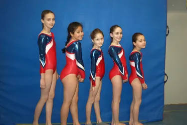 Les jeunes gymnastes de 7 à 12 ans étaient alignées à Chappes, les 12 et 13 mars derniers
