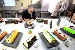 Pour leurs bûches de Noël, les chefs pâtissiers du Puy-de-Dôme soignent aussi le design