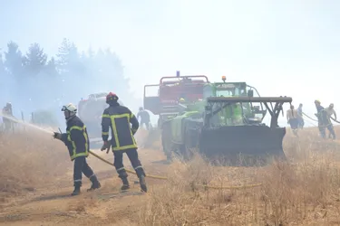 Quatre hectares en feu à "Chavagnac"