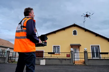 Les maisons "passoires thermiques" détectées à l'aide d'un drone à Issoire