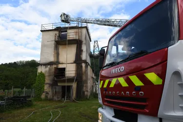 La sciure prend feu dans un silo d'Argentat, en Corrèze