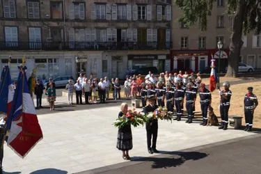 La cérémonie du 14 juillet se déroulait au Square De Verdun