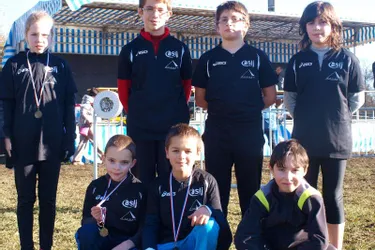 Les enfants de l’école d’athlétisme à Issoire