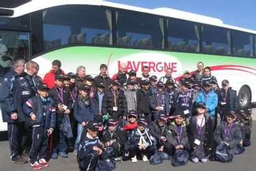 Quarante jeunes footballeurs ont assisté à la rencontre Saint-Etienne Nice