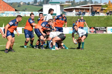 Les rugbymen de Cusset (Allier) s'imposent sur le gong face à Saint-Léger-des-Vignes (33-31)