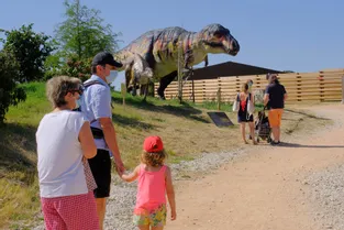 L'ère du Jurassique n'est pas tombée aux oubliettes cet été au parc Paléopolis de Gannat (Allier)
