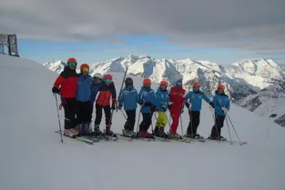 La section ski du collège aux Deux Alpes