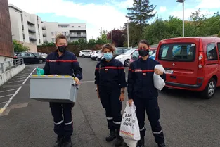 Les sapeurs-pompiers du Puy-de-Dôme mobilisés dans les Ehpad pour traquer le Covid-19