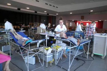 80 donneurs à la collecte de sang
